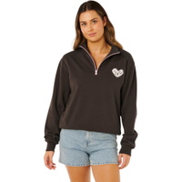 Dames Rc Hart Half Zip Fleece